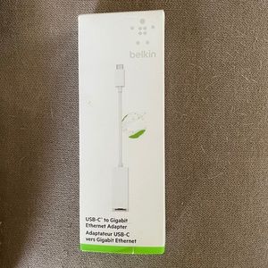 Mini display port to Ethernet adapter. For MacBooks and apple devices.